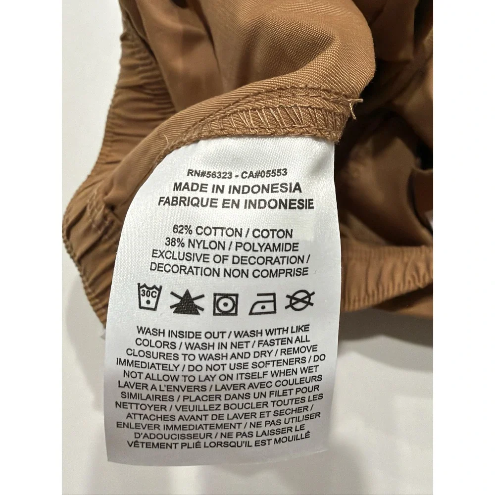 Jordan Essentials Woven Pants Mens Brown Large Jogger Cargo FN4539-231
